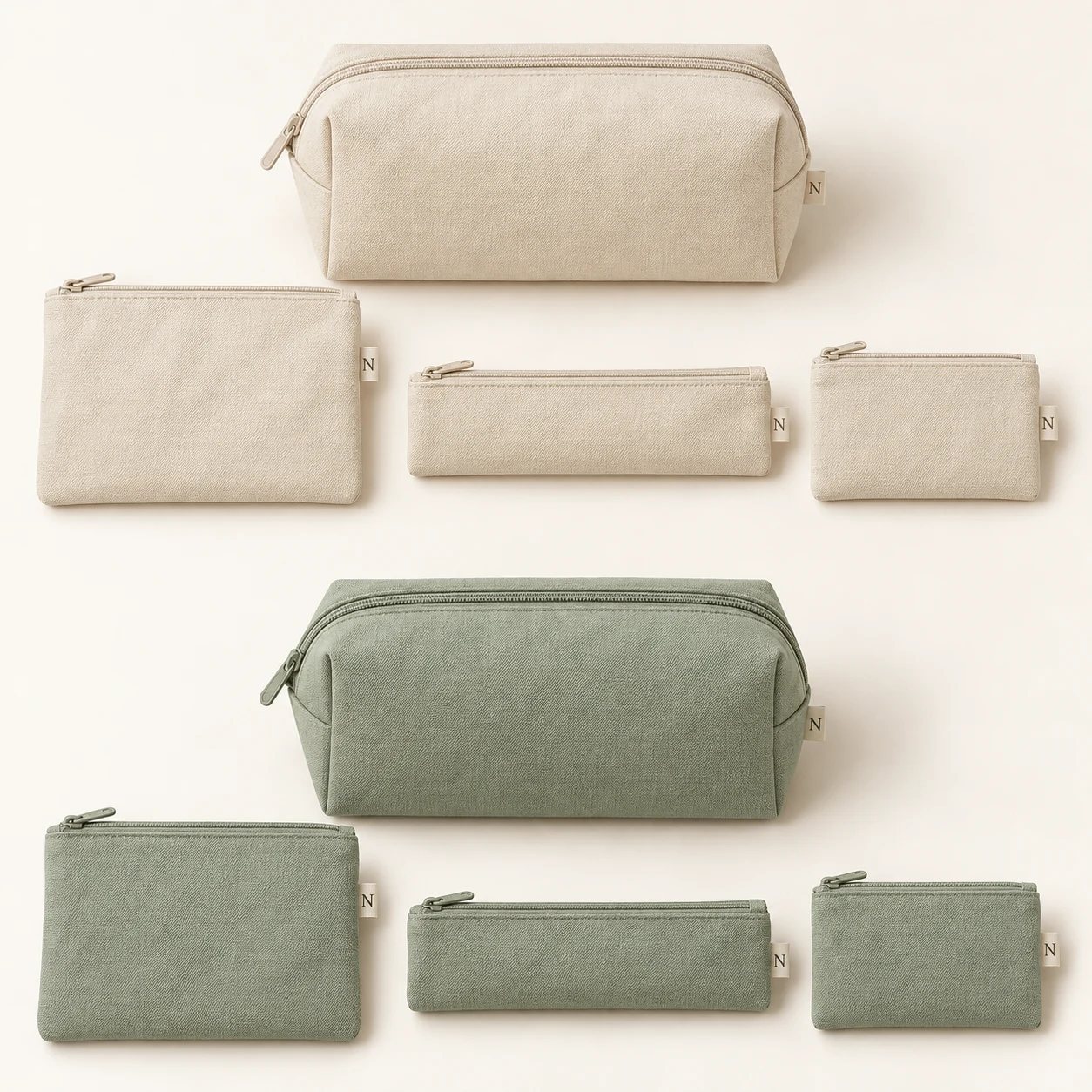 Daily Archive Set: Oat–Chalk and Sage–Pebble color alternatives